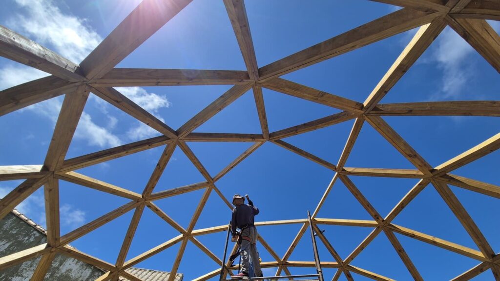 curso domo geodésico aula 14