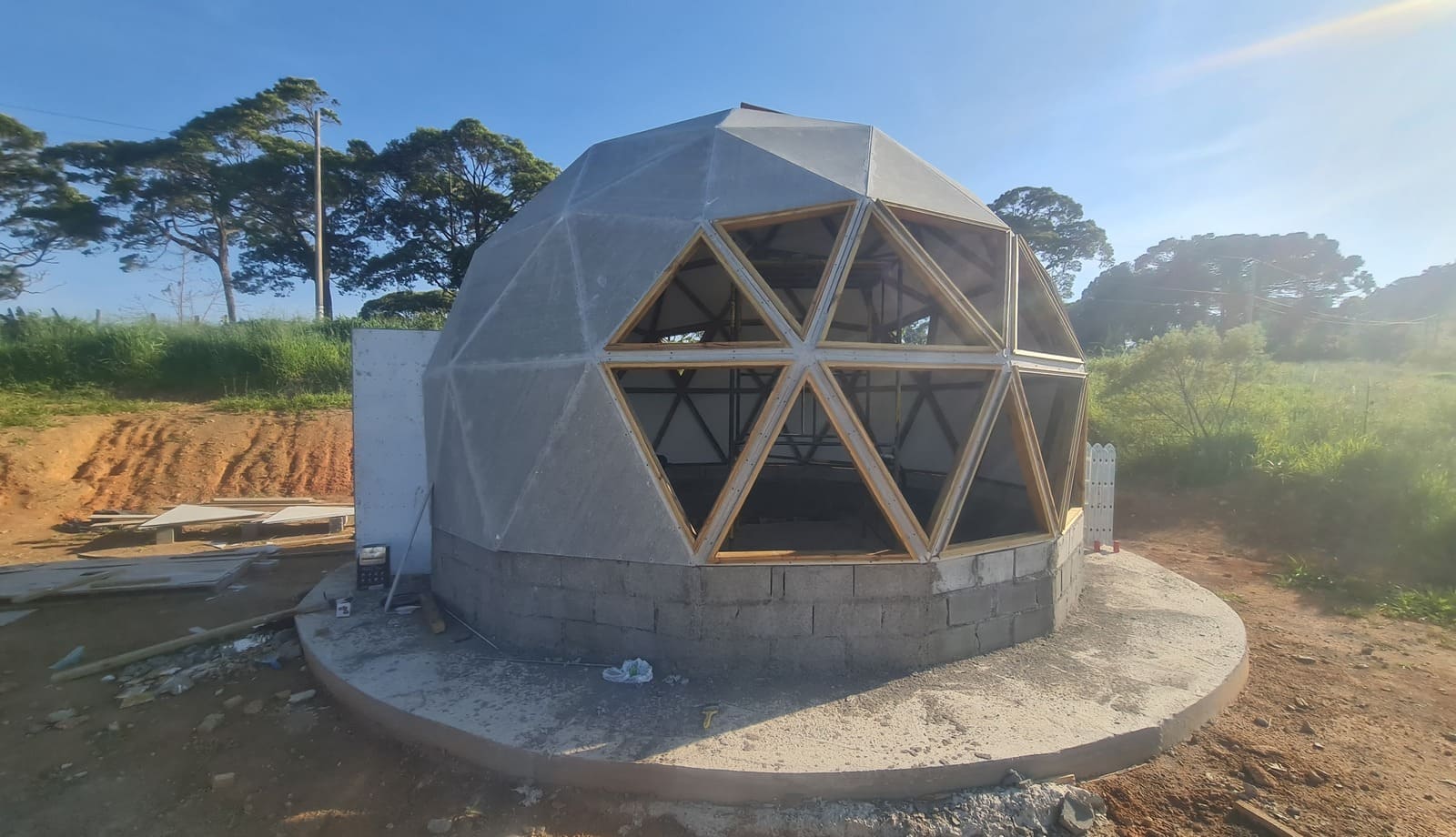 curso grátis domo geodésico aula 7